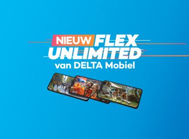 DELTA en Caiway lanceren nieuw mobiel abonnement: FLEX Unlimited
